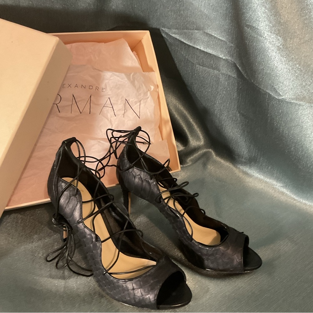 Alexandre Birman Python Heels - image 1